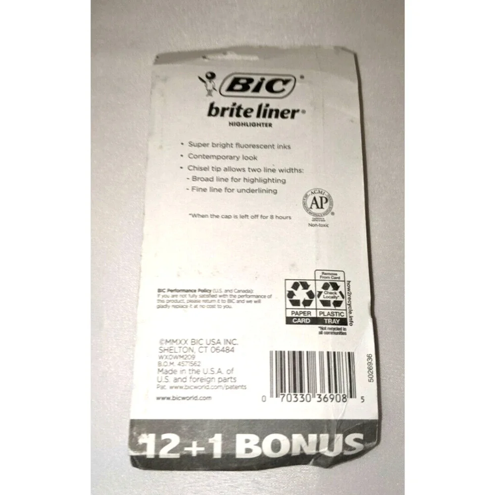Bic brite liner